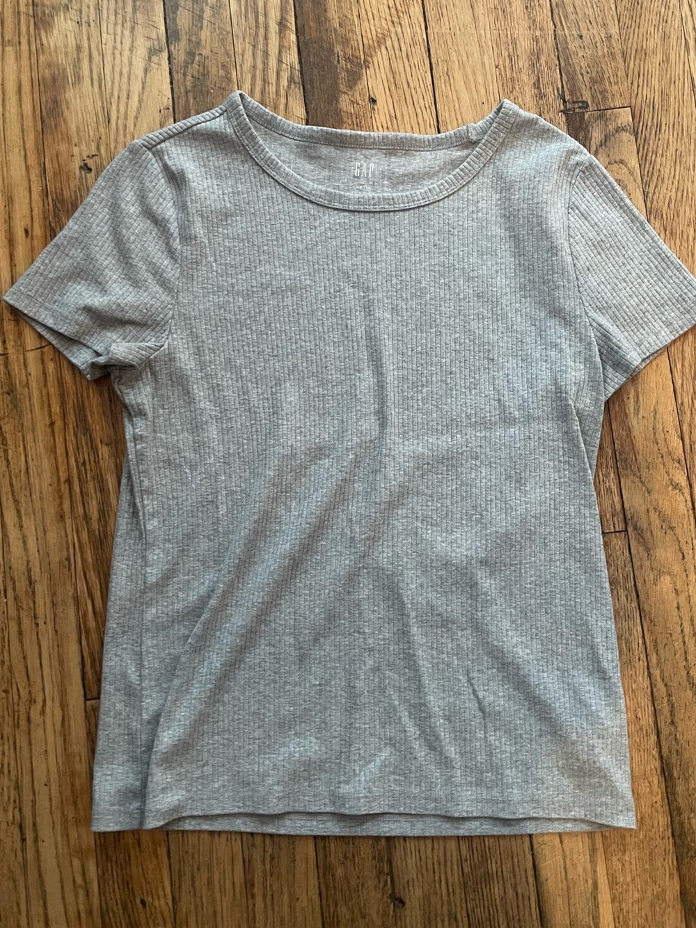Gap Ribbed Tee, Size Large